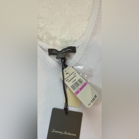 Tommy Bahama Everson Sweater Dress, White - Picture 12 of 16